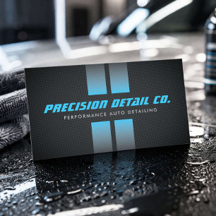Performance-Autodetailing-Rennstreifen Visitenkarte