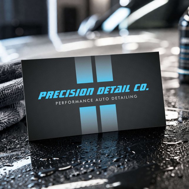 Performance-Autodetailing-Rennstreifen  Visitenkarte (Von Creator hochgeladen)
