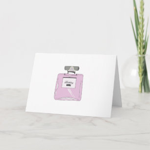 Perfume birthday card karte