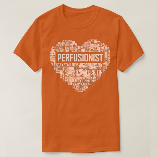 Perfusionist Herz T-Shirt (Design vorne)