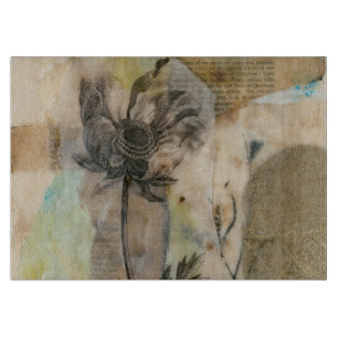 Pergament Blumen-II Schneidebrett