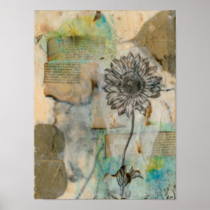 Pergament Blumeni Poster