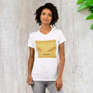 Pergament des malaysischen Frauen-T - Shirt