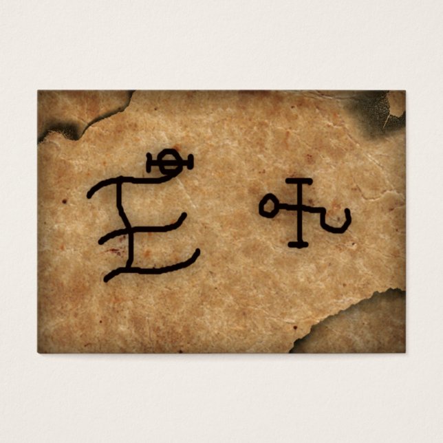 "Pergament" für Rüstungsreste (Vorderseite)