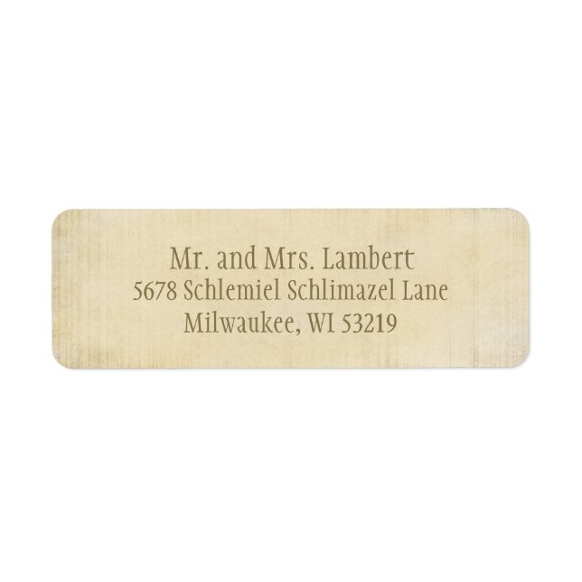 Pergament individuell anpassbar (Vorne)