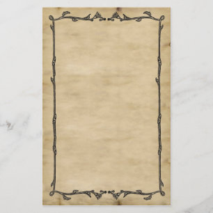 Pergament-Reben-Papeterie Briefpapier