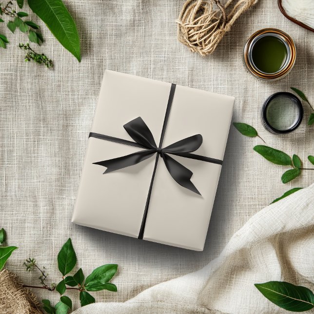 Pergament weiß, solide Farbe | Classic | elegant Geschenkpapier (Von Creator hochgeladen)