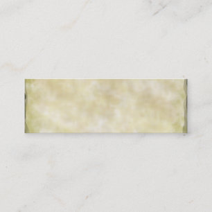 Pergamentpapier gealtert mini visitenkarte