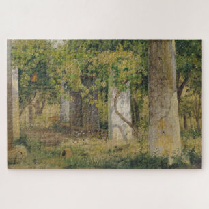 Pergola mit Weintrauben (Weinbergslandschaft) Puzzle
