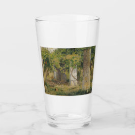 Pergola mit Weintrauben (Weinlandschaft) Glas