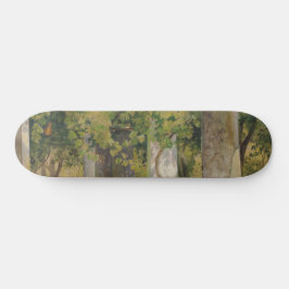 Pergola mit Weintrauben (Weinlandschaft) Skateboard