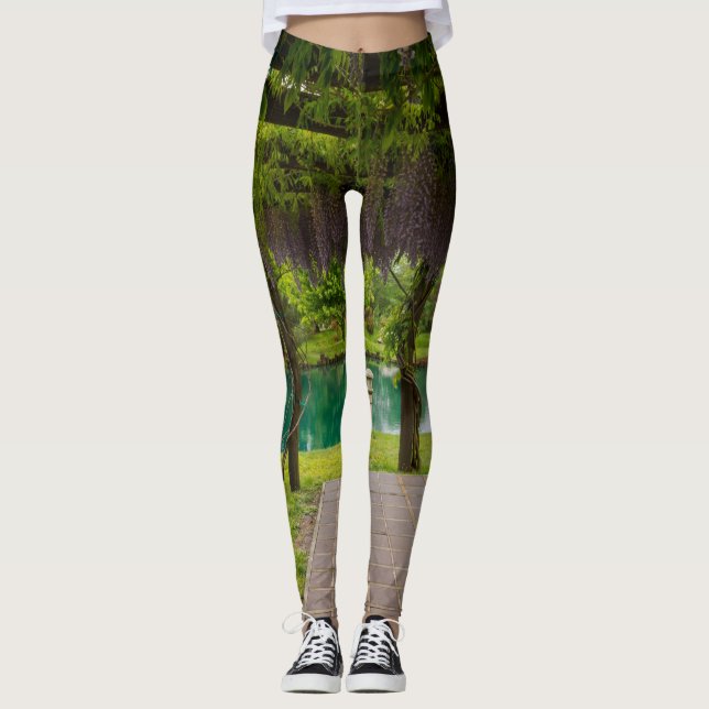 Pergola of Wisteria Leggings (Vorderseite)