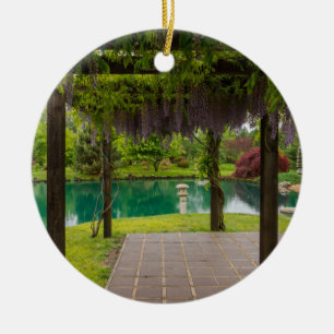 Pergola von Glyzinien Keramik Ornament
