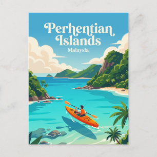 Perhentian-Inseln, Malaysia Postkarte