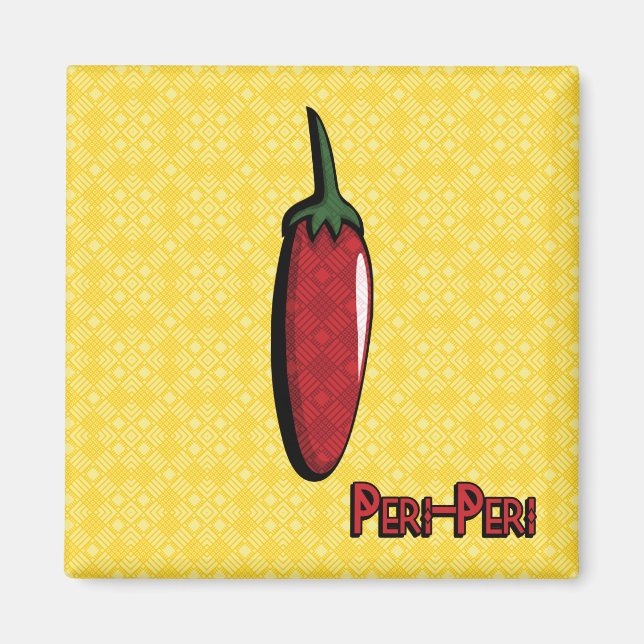 Peri-Peri-Chili Pepper Magnet (Vorne)