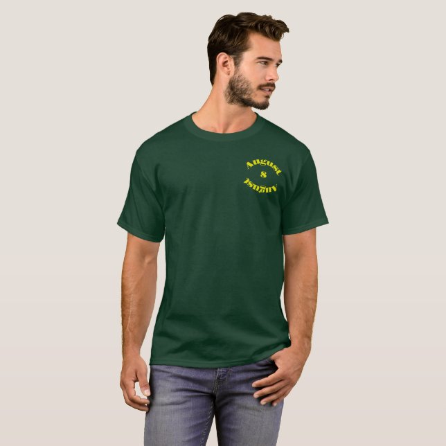 Peridot Birthstone - August T - Shirt (Vorne ganz)