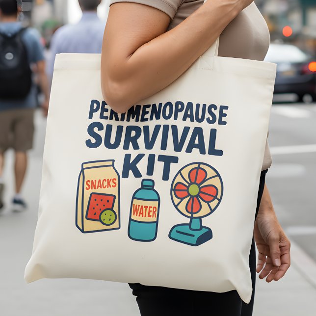 Perimenopause-Überlebenskit – Lustige Tasche für S (Von Creator hochgeladen)