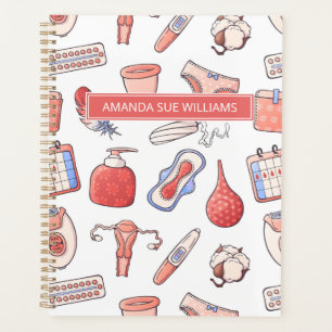 Period / Menstrual Cycle - Your Name /Monogram Not Planer
