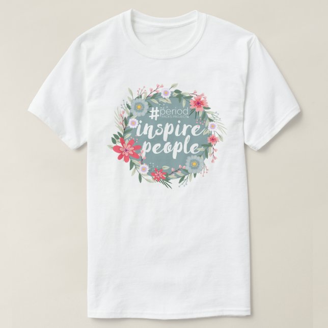 Period Packs Projekt Blume T - Shirt (Design vorne)