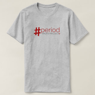 Period Packs Projekt T - Shirt - Grau