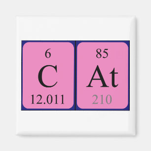 Periodenmagnet der Katze Magnet