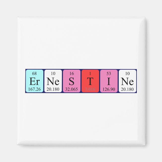 Periodenmagnet Magnet (Vorne)