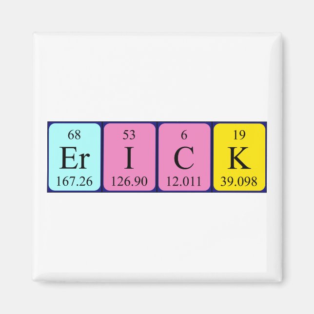 Periodenmagnet Magnet (Vorne)