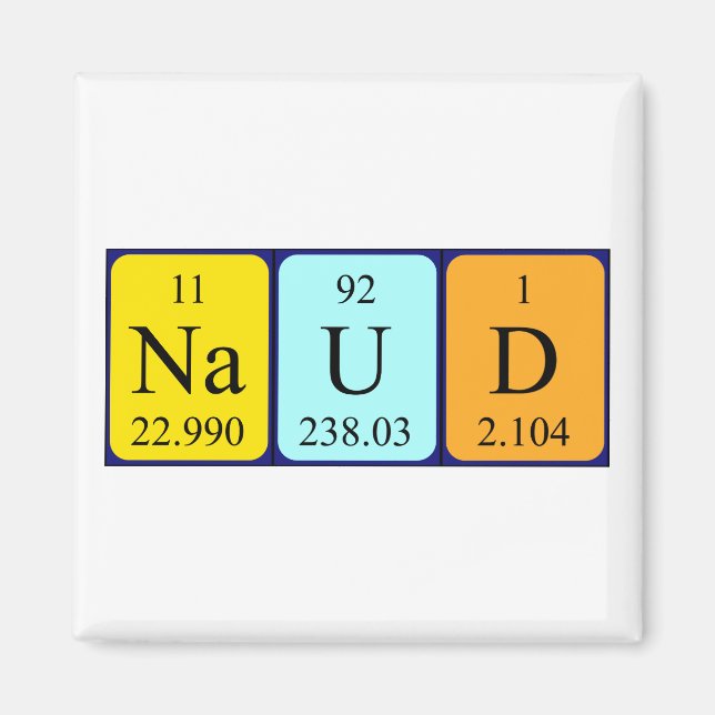 Periodenmagnet Magnet (Vorne)