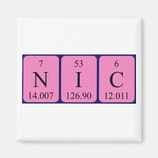 Periodenmagnet Magnet (Vorne)