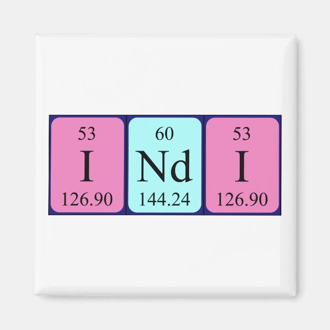 Periodenmagnet Magnet (Vorne)