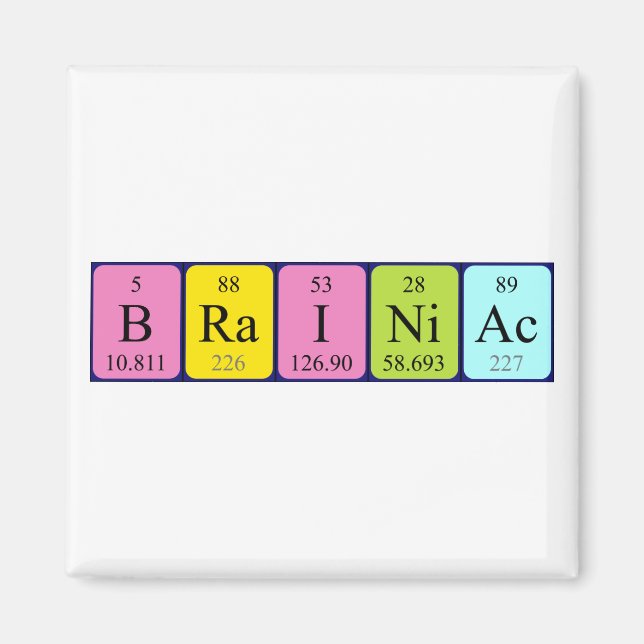 Periodenmagnet Magnet (Vorne)