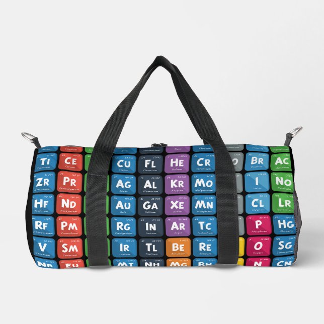 Periodensystem der Elemente 3 Duffle Bag (Vorderseite)