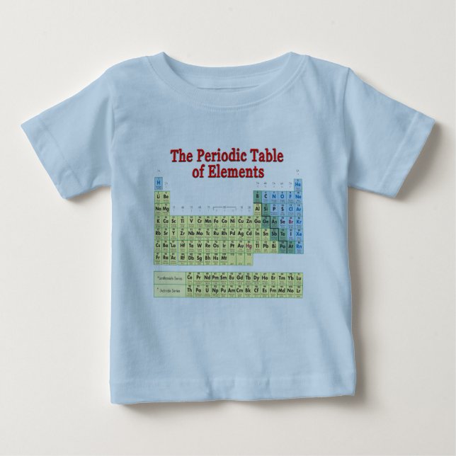 Periodensystem der Elemente Baby T-shirt (Vorderseite)
