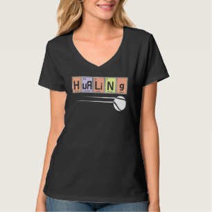 Periodensystem der Elemente Hurling-Spieler Spor T-Shirt
