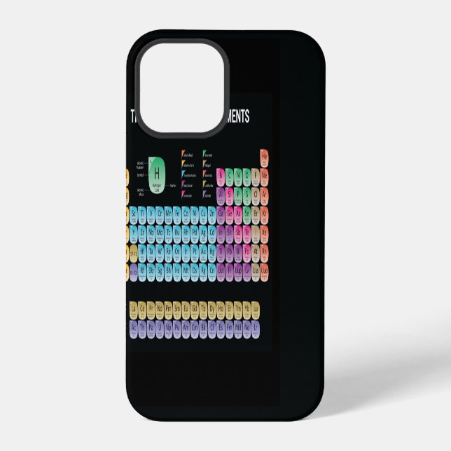 Periodensystem der Elemente iPhone Hülle (Rückseite)