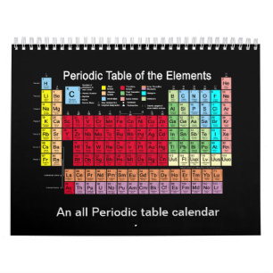 Periodensystem der Elemente Kalender