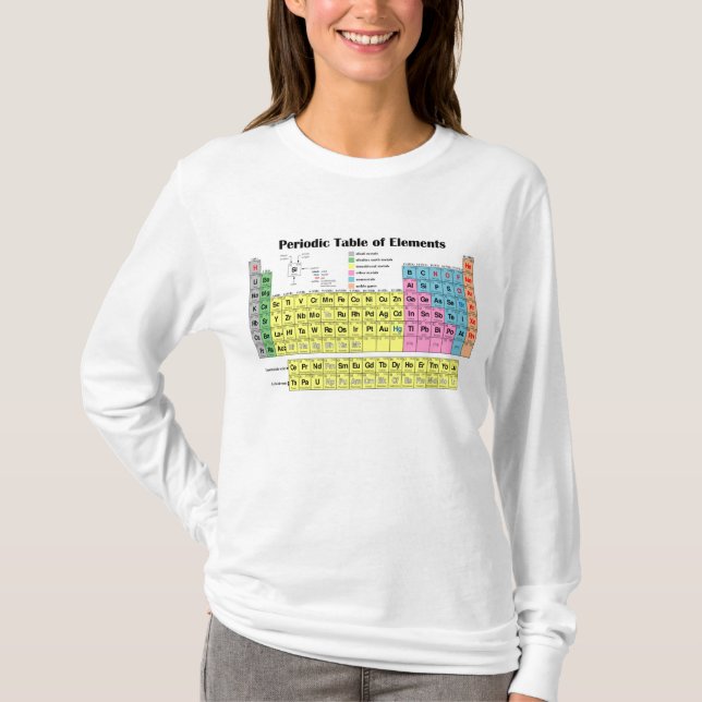 Periodensystem des ElementeHoodie T-Shirt (Vorderseite)