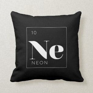 Periodensystem-Element-Kissen-//-Neon Kissen