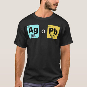 Periodensystem für Silber oder Blei für einen Chem T-Shirt