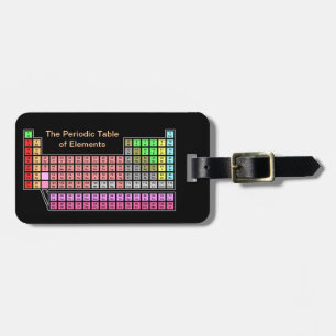 Periodensystem Gepäckanhänger