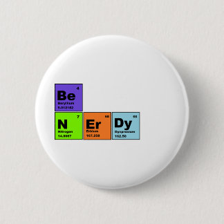 Periodensystem-Nerdy Produkte Button