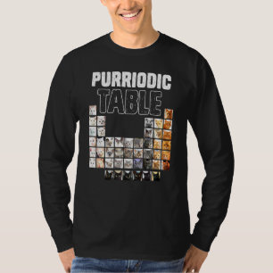 Periodensystem Periodische Elemente Katze Chemie C T-Shirt