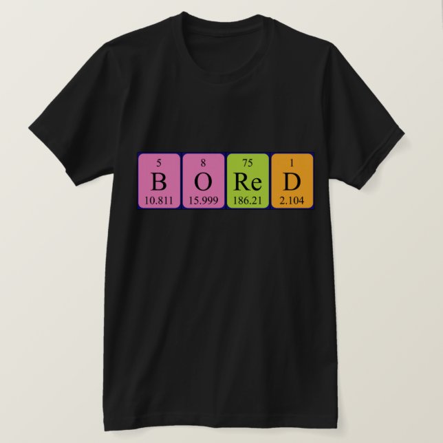 Periodensystem-Shirt T-Shirt (Design vorne)