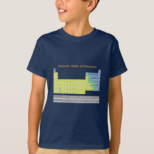 Periodensystem T-Shirt (Vorderseite)