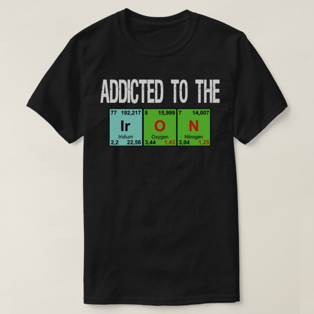 Periodentafel lustig T-Shirt (Design vorne)