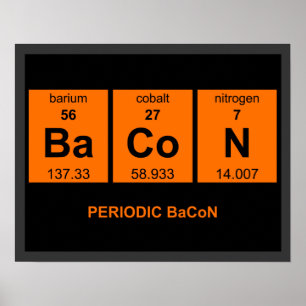 Periodic BaCoN Poster $ 18,95