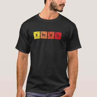Periodic Brewer Nerd Bierbraugeschenk für Brewmas T-Shirt
