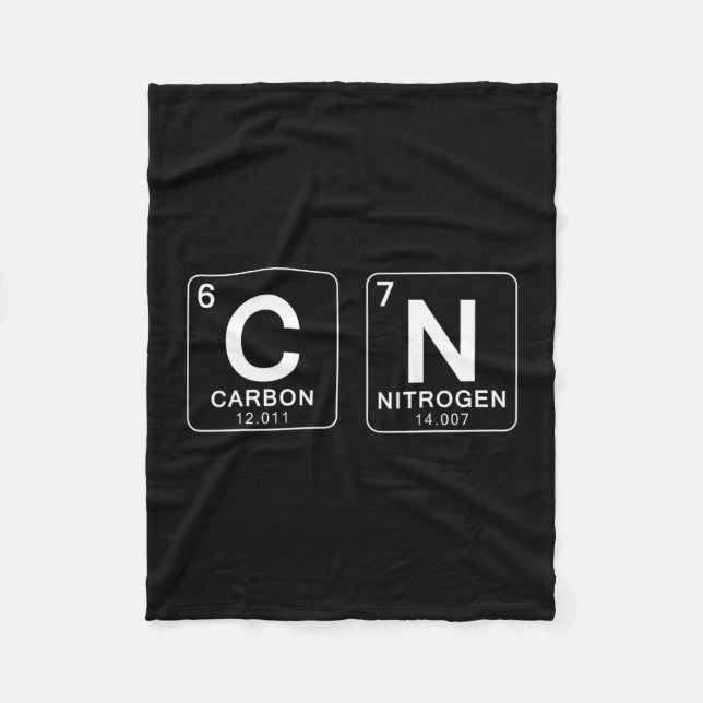 Periodic Table 67 Meme Funny Science Teacher 6 7 B Fleecedecke (Vorderseite)