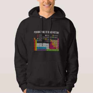 Periodic Table Of Black History, African American  Hoodie