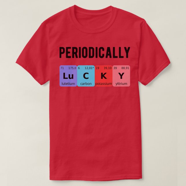 Periodisch Lucky II T-Shirt (Design vorne)